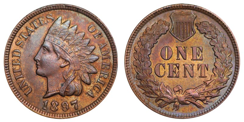 Historical photograph of Philadelphia Mint circa 1897, where all 1897 Indian Head Pennies were struck